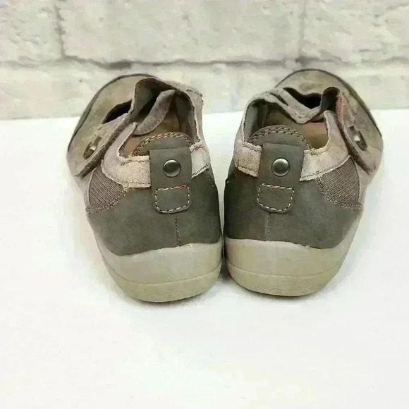 Earth Origins Brown Suede Slip On Mary Jane Loafers Sz 8N - Picture 5 of 13